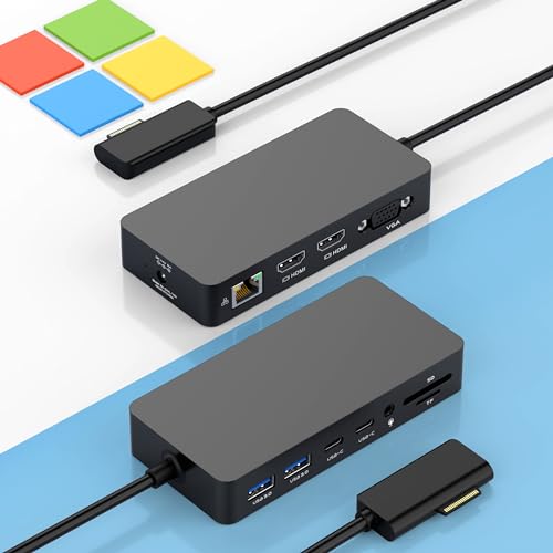 Amazon.co.jp: Microsoft Surface Dock トリプルディスプレイ デュアル